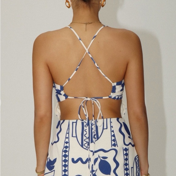 Bailey rose summer home open back mini dress - Picture 6 of 7